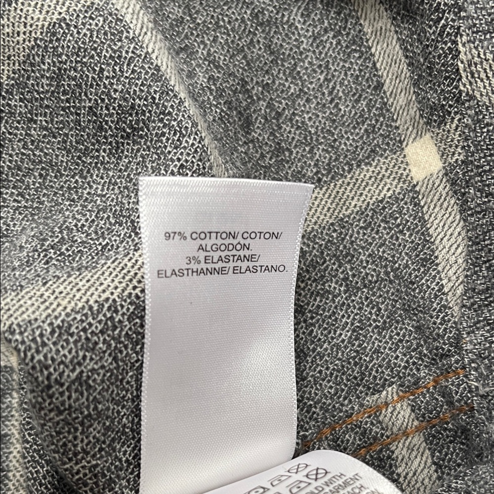 Lucky Brand Dark Gray Checkered Shirt - Picture 3 of 3